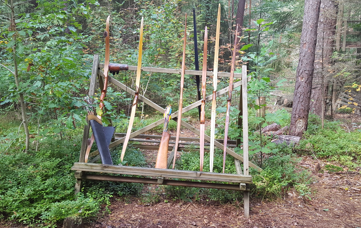 Colemen Traditionell intuitiv Bogenschießen, 3D Bogenparcours Abenberg